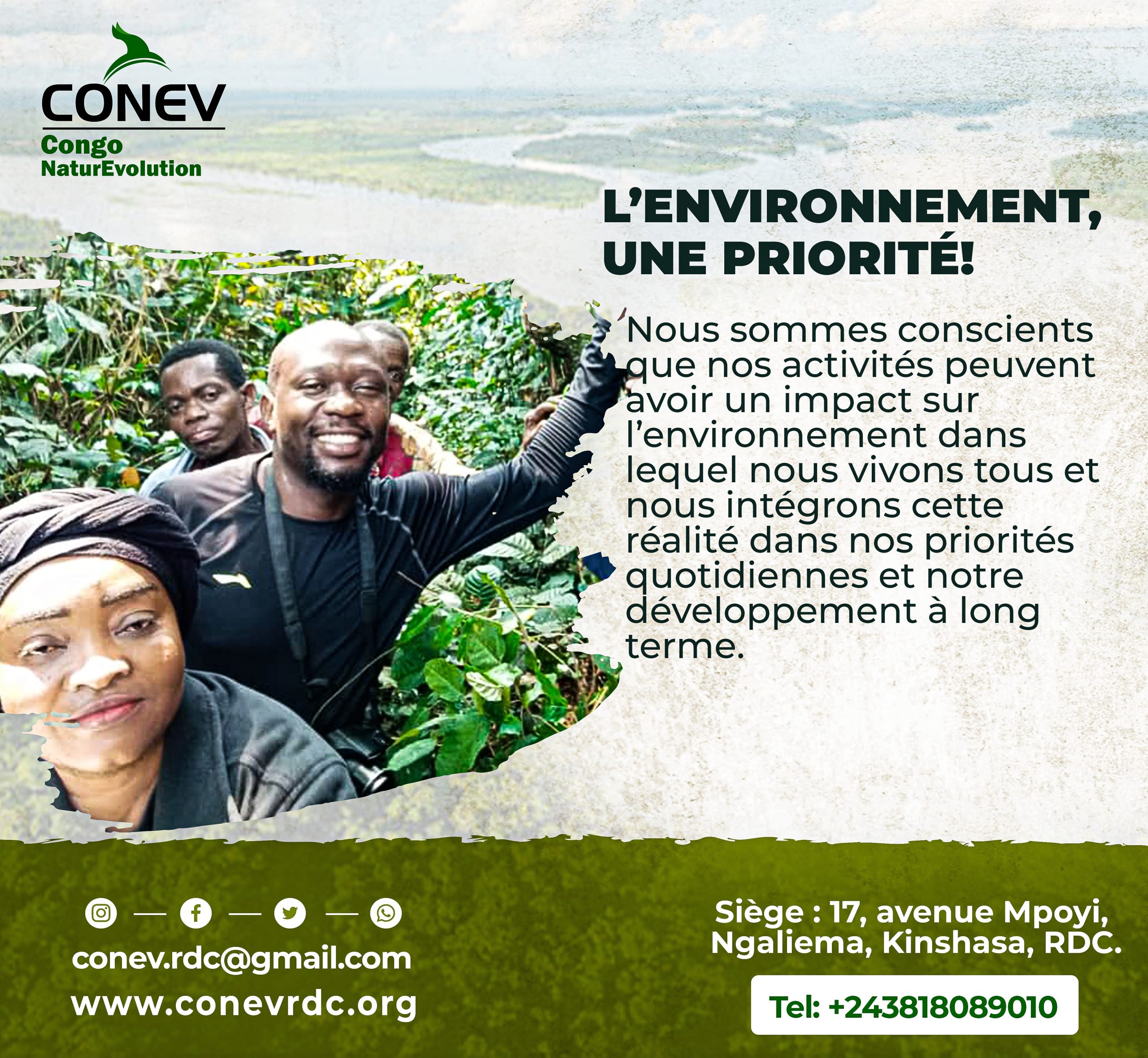 PILIERS DE LA POLITIQUE DE CONEV RDC